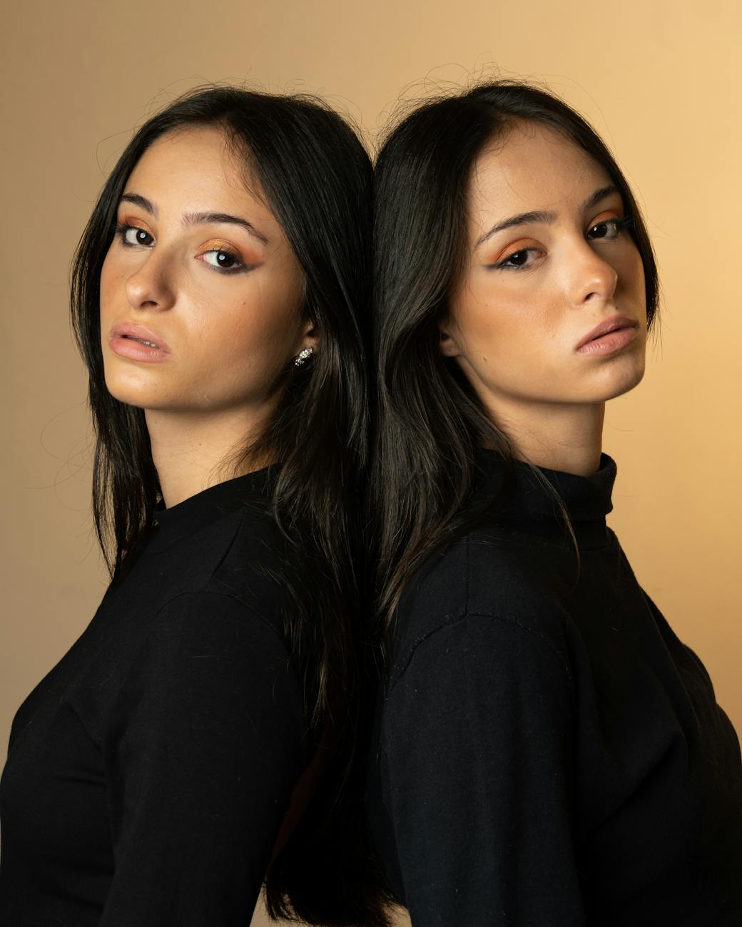 close up photo of pretty young women